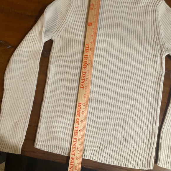 Sonoma Beige Turtleneck Sweater Size Medium - Picture 3 of 6